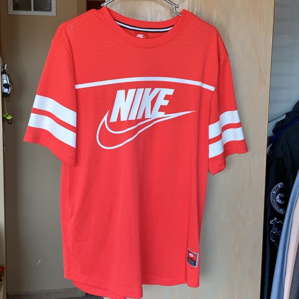 Red Nike jersey